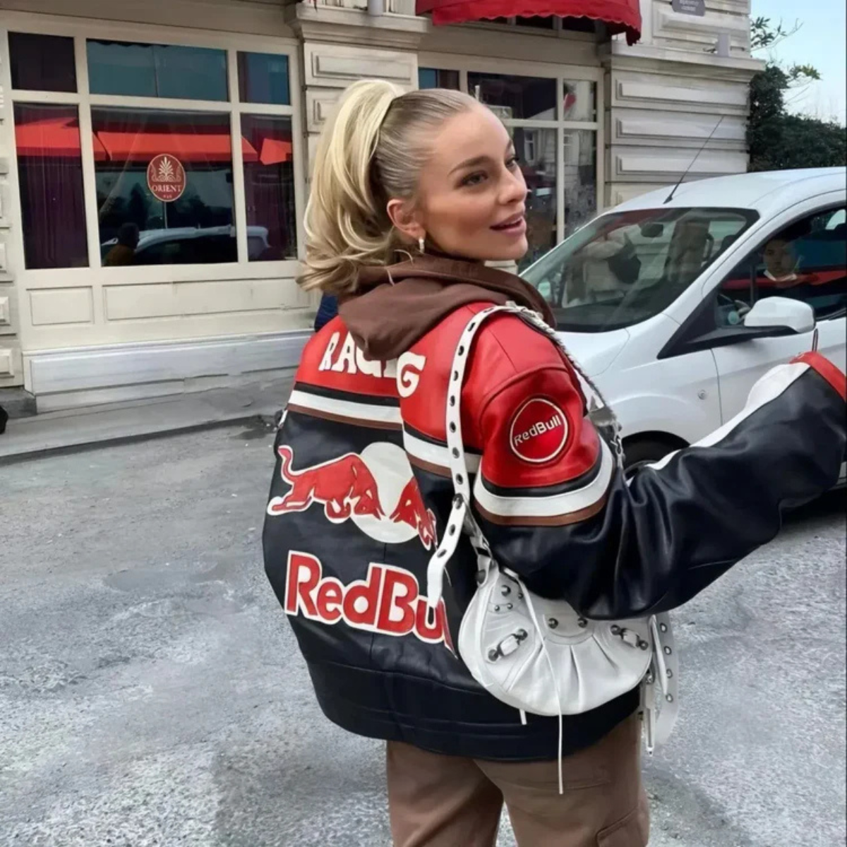 Red Bull F1 Leather Jacket