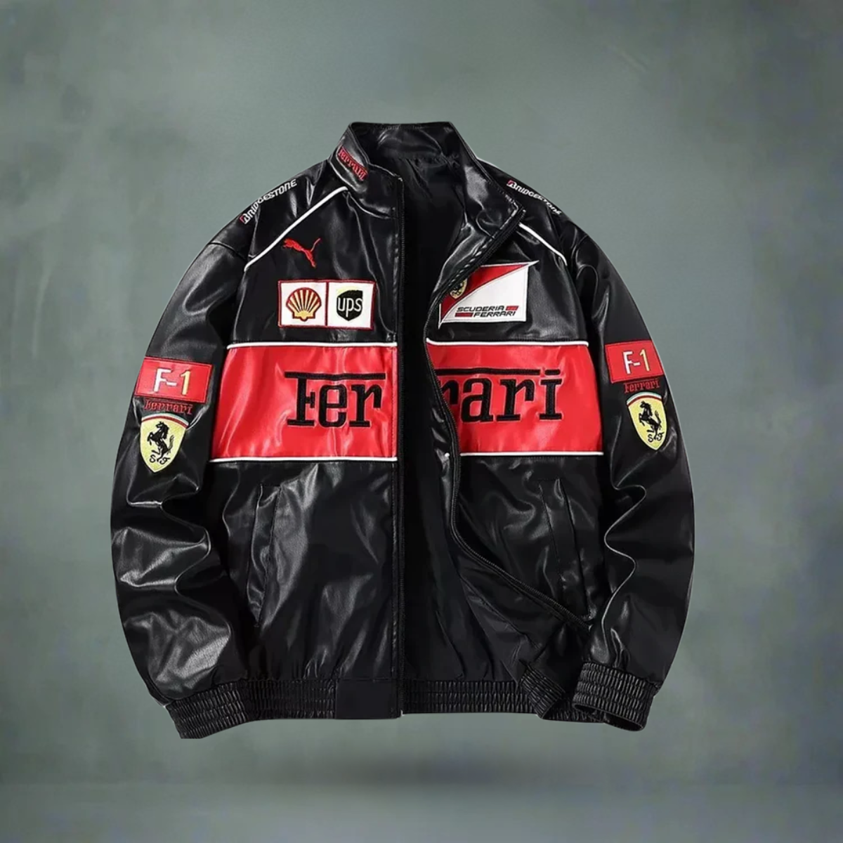 Ferrari F1 Leather Jacket